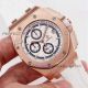 Perfect Replica Audemars Piguet Royal Oak Offshore Rose Gold Case White Face Luminous 44mm Watch  (2)_th.jpg